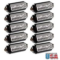 Ten Exell PLC 3V Lithium 1200mAh Energy+ Replacement Battery for Texas Instruments Replaces 545 560 2587678-8005 Used for Random Access Memory CPU Information PC PRAM System Industrial