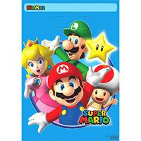 Super Mario Brothers Folded Loot Bags, Party Favor