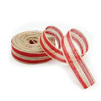 Pixnor 10M 2.5CM Premium Quality Burlap Jute Craft Ribbon