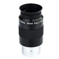 1.25" 32mm Super Plossl Telescope Eyepiece with Filter Thread and Lens Caps- 52 Degree FOV and 4-Element Design