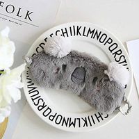 Gofypel Plush Sleeping Masks Comfortable Cute Rabbit Koala Bear Eye Sleeping Blinder Cartoon Shade Sleep Cover Cute Sleeping Blinder (Gray Koala)