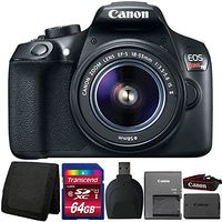 Canon EOS Rebel T6 DSLR Camera with 18-55mm IS II Lens and Accessory Bundle