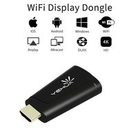 YEHUA 5G/2.4G WiFi Display Dongle Wireless HDMI Airplay adapter for iOS/Android/iPad/iphone Screen Cast Support DLNA/Airplay/ 4K Miracast/Ezcast