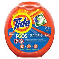 Tide PODS Liquid Laundry Detergent Pacs, Original, 81 count