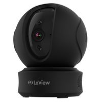 LaView ONE PT Home Security Wi-Fi IP Camera Full HD 1080P Pan/Tilt Night Vision Baby Monitor, Pet and Family Friendly Motion Tracking Surveillance Camera with Cloud and Multi Storage (Black)