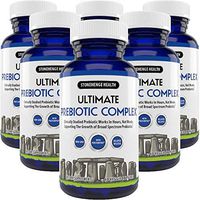 Stonehenge Health Ultimate Prebiotic Complex - Probiotic Booster with PreforPro - Improves & Promotes Healthy Gut Bacteria - Non-GMO Gluten Free Veggie Caps - 1 Month Supply per Bottle (6 Pack)