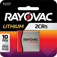 Rayovac Lithium Photo Battery 2CR5 Size