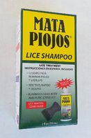 ELIMINATE KILLS LICE EFFECTIVELY MATA PIOJOS SHAMPOO - LICE TREATMENT 2 OZ W/ COMB