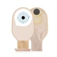 SUN RDPP Ostomy Bags,10PCS Colostomy Pocket Drainable Bag for Ileostomy Clamping Closure One-Piece System