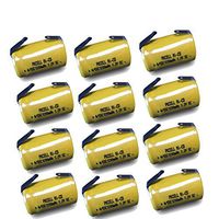 12pc 4/5 SC Sub C 1200mAh Ni-CD Rechargeable Battery W/Tab For Cordless Drill Battery Pack
