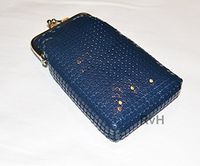 Soft Mesh 100s Cigarette Case (5mm) KNVY100 Navy Blue