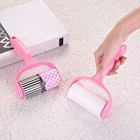 EWRTM Lint Roller Other Household Accessories Y Shape Sticky Paper Lint Roller Coat Clothes Dust Pet Hair Remover Portable - Pink