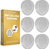 Soft Gel Ball of Foot Cushions - Reusable Gel Metatarsal Pad- Honeycomb Metatarsal Pads for Women - Gel Insoles Women - Inserts for High Heels
