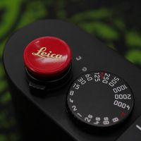 PEIPRO Metal Brass Gold Concave Shutter Release Button 12mm for Leica M10, M240, M-P, ME、MM，M9P.M9.M8.MP.M7.M6.M5.M2,M1 -XS105