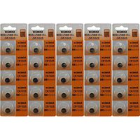25 Powertron CR1025 Lithium Button Cell batteries, 5 Pcs Card X5