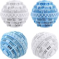 4 Pieces Laundry Ball, Ultra Laundry Washer and Dryer Washing Ball Bundle for 1500 Washings