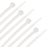 uxcell Nylon Cable Ties 16 Inch Self-Locking Zip Ties 0.2 Inch Width White 50pcs