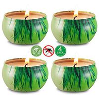 Aimanni Citronella Scented Candles Outdoor and Indoor Natural Soy Wax Travel Tin Candle 2.5oz Gift Set of 4