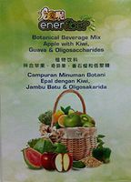 EnerFiber Botanical Beverage Mix Apple with Kiwi, Guava and Oligosaccharides