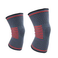 Knee Support Compression Sleeves Knee Pad Knee Brace Arthritis Knee Joint Pain Hold Shape 2 Pack-L