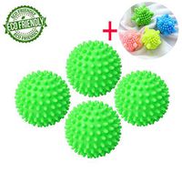 Laundry Balls,Dryer Balls - Clothes will Come out Soft, Fluffy, Fewer Wrinkles and Less Static Cling. A Natural and Better Alternative to Fabric Softener. Reduce Drying Time and Save on Energy 4+4 PCS