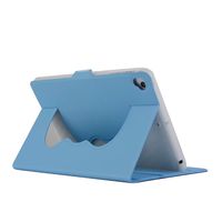 TechCode 10.5 inch iPad Pro Protective Case 2017, Premium PU Leather Solid Color Lightweight Slim-Fit Folding Flip Stand Folio Cover Protective Case for iPad Pro 10.5 inch,Light Blue