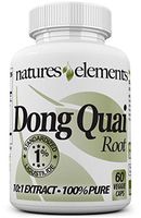 Natures Elements Dong Quai Root - Standardized 10:1 Extract - 1% Ligustilide - Free Gift with 3 Bottle Purchase! - Vegetarian Capsules - 1 Month Supply - 1000mg Per Serving - (Angelica Sinensis)
