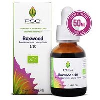PSC 50 mL 1:10 Boxwood Herbal Tincture | Liquid Berberine Supplement | Immune Support Supplement & Body Detox Cleanse | Homeopathic Vegan Supplement for Liver, Blood Detox & Immune System Support
