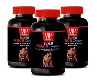 Sex Drive Booster for Men - Super MACA Complex - Horny Goat Weed maca tribulus - 3 Bottles 180 Capsules