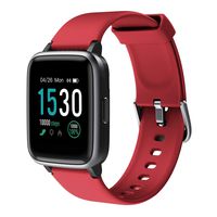 KUNGIX Smart Watch, Full Touch Screen Fitness Tracker with Heart Rate Monitor, 5ATM Waterproof Smartwatch Pedometer, Activity Tracker Sport Wristband Compatible for Android iOS Kids Women Man