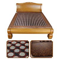 HPS Performance Infrared Natural Jade Heating Pad/Mat (5 Sizes) Heated Mattress Pad with Non-Digital Display Controller, Soothe Tired, Aching Muscles While You Sleep