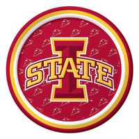 8-Count Sturdy Style Paper Dessert Plates, Iowa State Cyclones