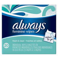 Always Wipes-to-Go, 20 Count - Pack of 4 (80 Total Count)