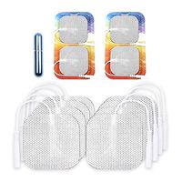 vuUUuv Compatible Replacement for TENS Units Pads -Latex Free- Premium Electrodes Pads (2×2 8Pcs)