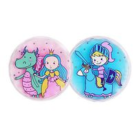 Hilph® Kids Ice Pack for Boo Boo's Injury, 2 Pack Reusable Fun Cartoon Ice Pack Kid's Hot Cold Pack for Children's Pain Relief, Sore Joints, Fevers, Neck, Head, Arms, Legs, Body - 4.3 Inch Each