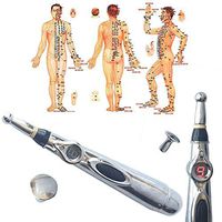 ACLBB Laser Acupuncture Pen, 9 Speed Moxibustion Acupoint Massage, 3 Health Care (Without AA Battery)