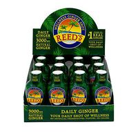 Reeds, Daily Ginger Shot, Great Tasting Wellness Ginger Shot for Immune Boosting Support (12-2oz Bottles)