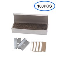 GAYISIC Single Edge Razor Blades 100 Packs Razor Blades Scraper Box Cutter Replacement Straight Edge Blades for Removing Stickers, Decals, Paint, Labels and Glass