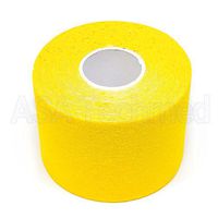 Kinesiology Tape Uncut, Elastic Therapeutic Sports Tape for Knee Shoulder and Elbow, Breathable, Water Resistant, Latex Free (Yellow)