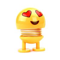 Fine Doll Toy - Creative Cute Expression Shaking Head Dolls Car Accessories Dashboard Bobble Head for Car Interior Decoration and Kid's Gift (G)