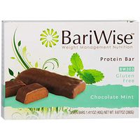 BariWise Protein Bar/Diet Bars - Chocolate Mint (7ct), High Protein, Trans Fat Free, Aspartame Free