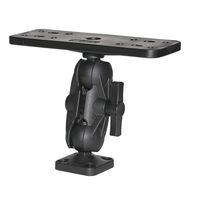 Scotty No. 163 Ball Mount with Fish Finder and Universal Pl, Black, One Size
