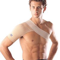 LP Four-Way Stretch Shoulder Support (Unisex; Natural), Large