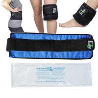 Long Reusable Gel Ice Pack for Injuries (6 X 20 Inches) Adjustable Straps - Premium Quality Hot Cold Pack - Pain Relief Wrap for Lower Back Knees Hips Shoulder Ankle Muscle Cramps by Life and Limb Gel