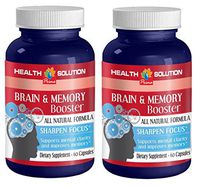 Glutamine Powder for Women - Brain and Memory Booster - Improve Memory (2 Bottles)