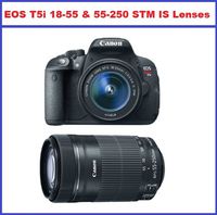 Canon Rebel T5i Digital SLR Camera with 18-55mm EF-S IS STM & EF-S 55-250mm F4-5.6 IS STM Lenses