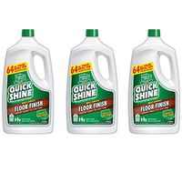 Quick Shine Multi-Surface Floor Finish and Polish, 64 oz. Refill Bottle(3 Pack)