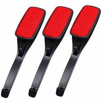 GARASANI Magic Lint Brush, Fabric and Clothes Cleaner, Also Pet Hair, Dust Remover, with Pop-up Multi-Directional Swivel Head 3Pcs (Square Type)