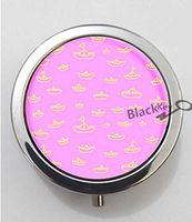 BlackKey Sailboat Patterns 3-Compartment Decorative Pocket Gift Box Case Organizer for Pill, Color 1 -754