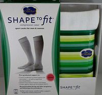 Dr. Comfort Unisex Diabetic 20-30 mmHg Knee High Compression Sport Socks (Medium (Men's 8.5-10/Women's 9.5-11), White)